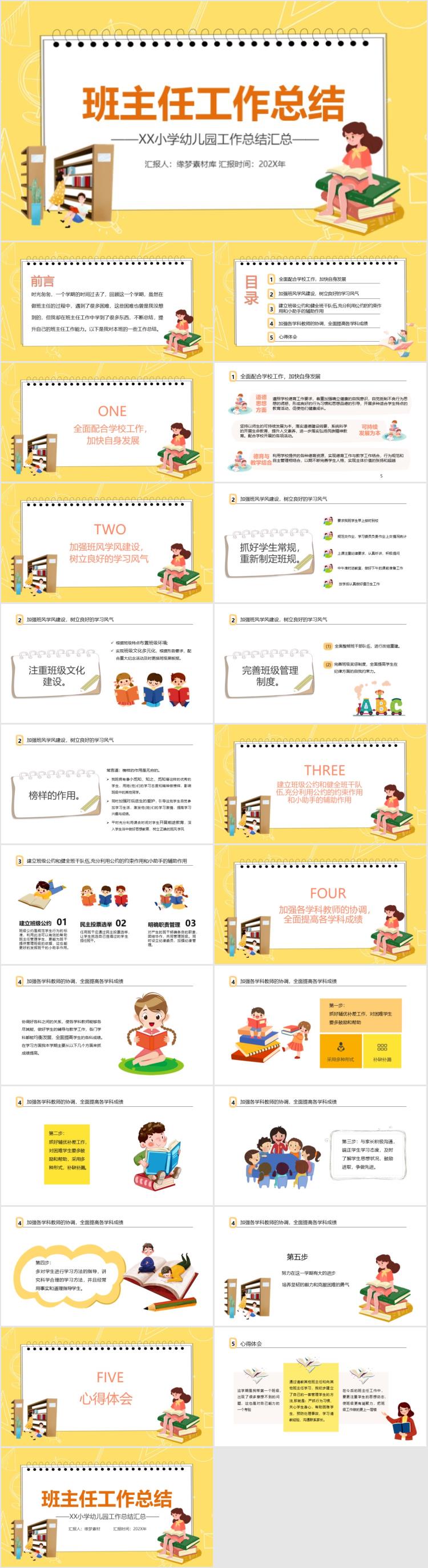 班主任工作總結模板
